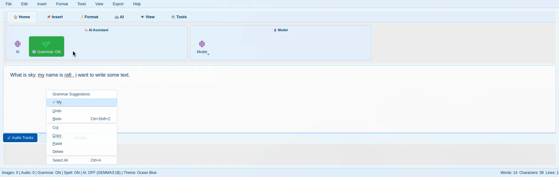 Grammar Feature