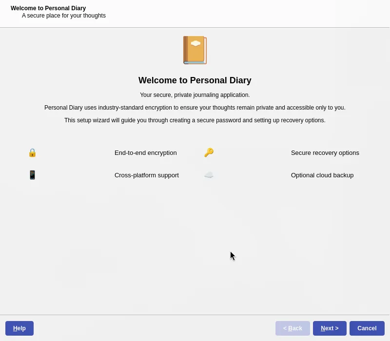 Welcome Screen