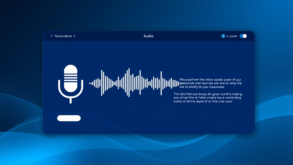 WhisperWeb Audio Transcription Interface