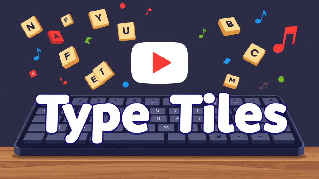 Type Tiles Typing Game Interface